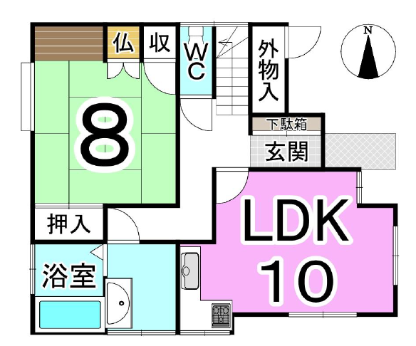 【中古売家】福井市大島町 850万円 画像1 【中古売家】福井市大島町 850万円 画像1