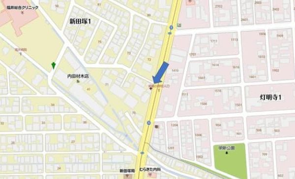 【売地】福井市新田塚 411万円